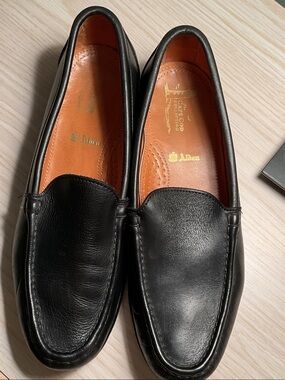 Alden Black Leather Venetian Loafers Size 9 1/2 D